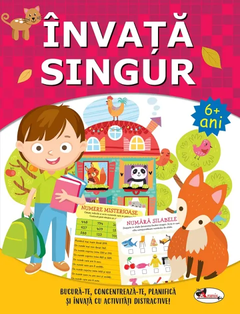 Coperta cărții Invata singur. Carte de activitati +6 ani