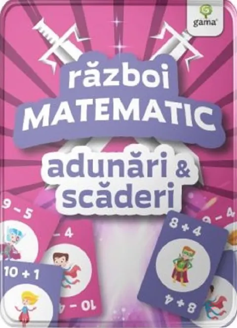 Coperta cărții Adunari si scaderi. Razboi matematic