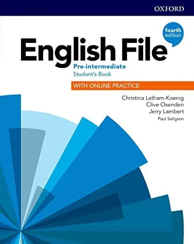 Coperta cărții English File 4E Pre-Intermediate Student's Book with Online Practice