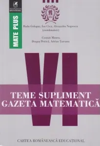 Coperta cărții Teme supliment. Gazeta Matematica. Clasa a VI-a