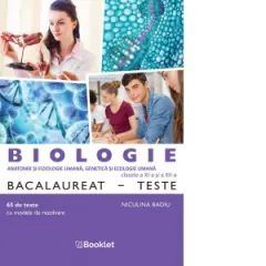 Coperta cărții Biologie BAC Teste pentru clasele a XI-a și a XII-a