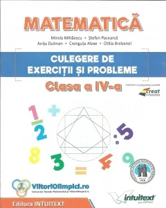 Coperta cărții Matematica. Culegere de exercitii si probleme pentru clasa a IV‑a