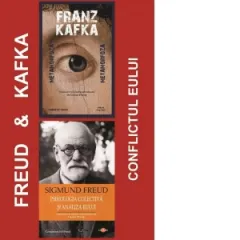 Coperta cărții Pachet Kafka && Freud - Conflictul eului: 1. Metamrfoza; 2. Psihologia colectiva si analiza eului