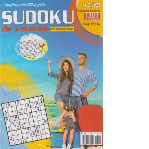 Coperta cărții Sudoku de vacanta nr.2/2022