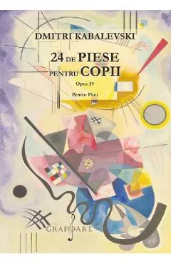 Coperta cărții 24 de piese pentru copii pentru pian opus 39