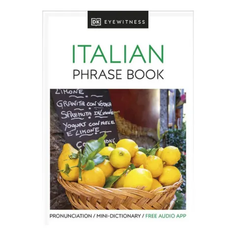 Coperta cărții Eyewitness travel phrase book Italian