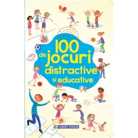 Coperta cărții 100 de jocuri distractive și educative