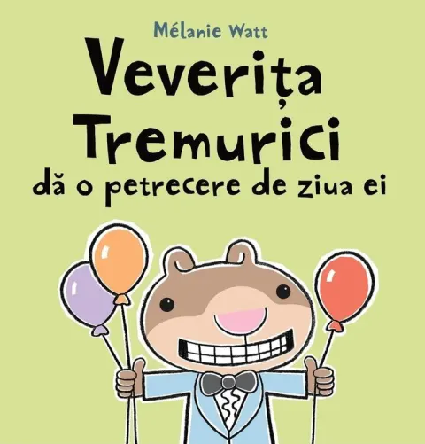 Coperta cărții Veverița Tremurici dă o petrecere de ziua ei