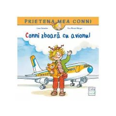Coperta cărții Conni zboară cu avionul