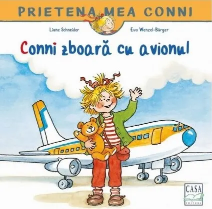 Coperta cărții Conni zboară cu avionul