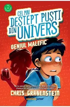 Coperta cărții Geniul malefic. Seria Cel mai destept pusti din Univers Vol.3