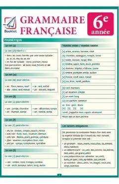 Coperta cărții Pliant Grammaire Francaise 6e annee - Gina Belabed, Claudia Dobre, Diana Ionescu