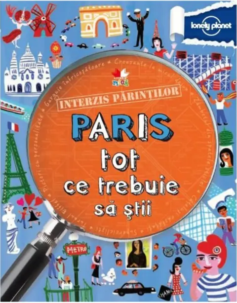 Coperta cărții Interzis părinților. Paris. Tot ce trebuie să știi