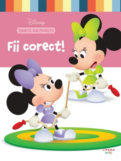 Coperta cărții Disney. Invata din poveste. Fii corect!