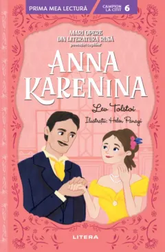 Coperta cărții Anna Karenina. Mari opere din literatura rusa povestite copiilor (Nivelul 6)