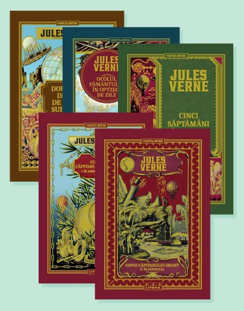 Coperta cărții Pachet 5 volume Jules Verne