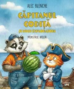 Coperta cărții Capitanul Codita si micii exploratori. Monstrul apelor