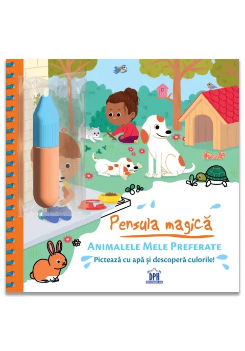 Coperta cărții Pensula magica - Animalele mele preferate