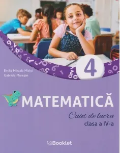 Coperta cărții Matematica. Caiet de lucru. Clasa a IV-a