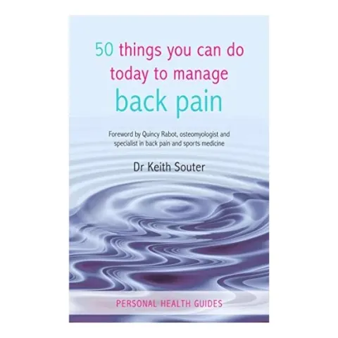 Coperta cărții 50 Things You Can Do Today To Manage Back Pain