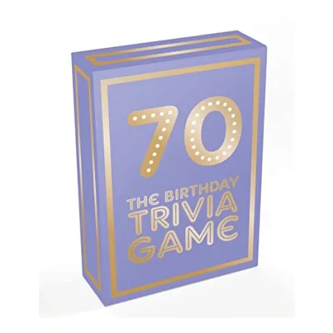Coperta cărții 70 - the Birthday Trivia Game