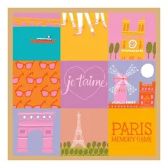 Coperta cărții Paris Memory Game