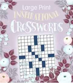 Coperta cărții Large Print Inspirational Crosswords
