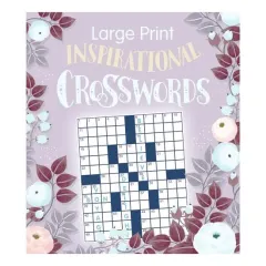 Coperta cărții Large Print Inspirational Crosswords