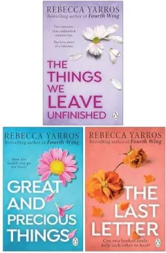 Coperta cărții Rebecca Yarros 3 Books Collection Set (the Things We Leave Unfinished, Great And Precious Things And The Last Letter)