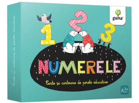 Coperta cărții Numerele. Cartoane de perete educative și decorative