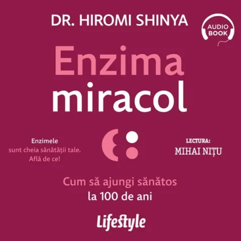 Coperta cărții Enzima miracol. Cum să ajungi sănătos la 100 de ani (audiobook)