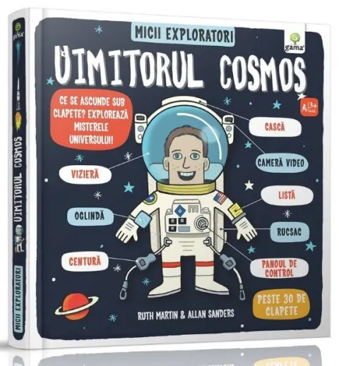 Coperta cărții Uimitorul cosmos. Micii exploratori