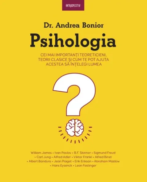 Coperta cărții Psihologia. Cei mai importanți teoreticieni, teorii clasice și cum te pot ajuta acestea să înțelegi lumea