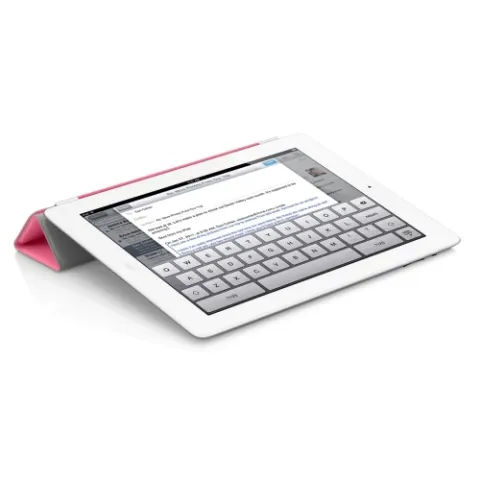 Coperta cărții iPad Smart Cover Poliuretan (Roz)