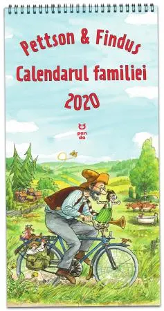 Coperta cărții Pettson și Findus. Calendarul Familiei 2020