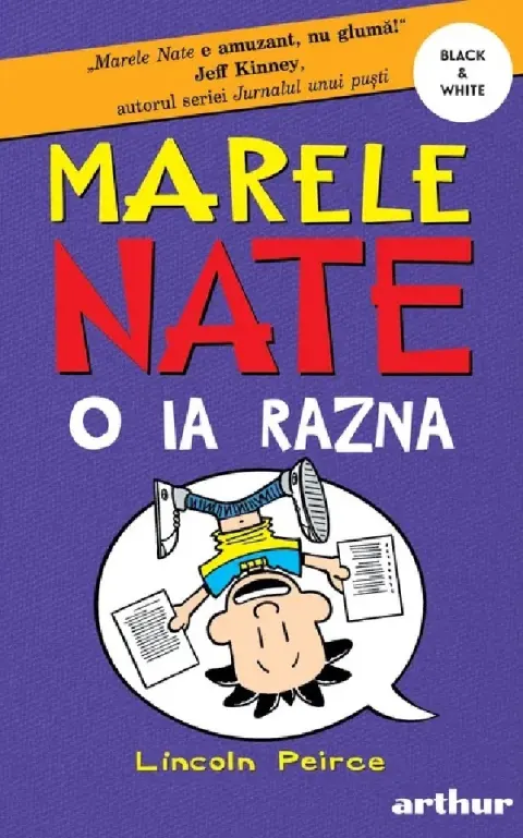 Coperta cărții Marele Nate (vol. 5). Nate o ia razna