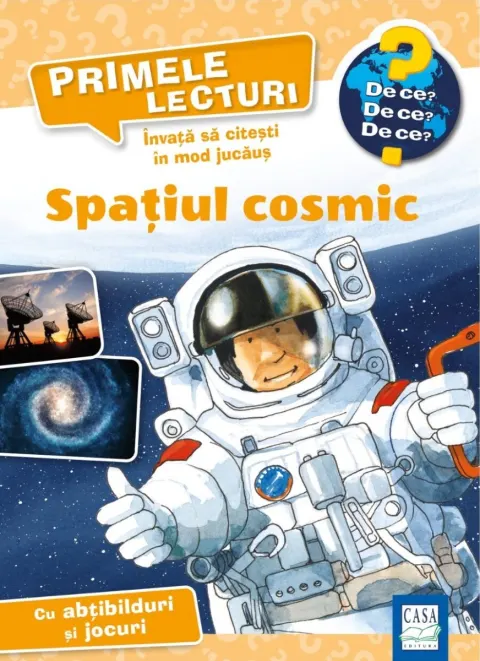 Coperta cărții Primele lecturi. Spațiul cosmic