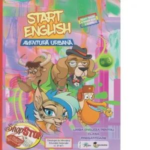 Coperta cărții Start English - Aventura urbana. Limba engleza pentru clasa pregatitoare