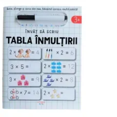 Coperta cărții Invat sa scriu. Tabla inmultirii