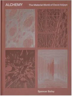 Coperta cărții Alchemy: the material world of David Adjaye