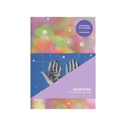 Coperta cărții MoMA Earth & Sky Journal with Postcard Set