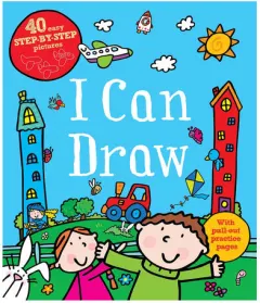 Coperta cărții I Can Draw With 40 Easy Step-by-step Pictures