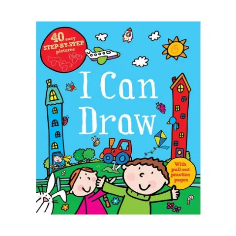 Coperta cărții I Can Draw With 40 Easy Step-by-step Pictures
