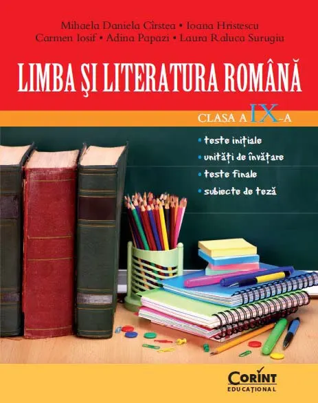 Coperta cărții Limba și literatura română clasa a ix-a