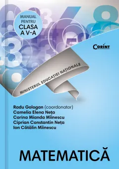 Coperta cărții Matematică - Manual pentru clasa a V-a