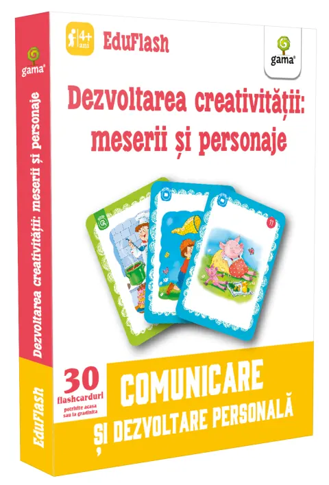 Coperta cărții Dezvoltarea creativitatii: meserii si personaje