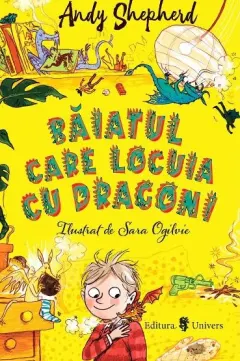 Coperta cărții Baiatul care locuia cu dragoni