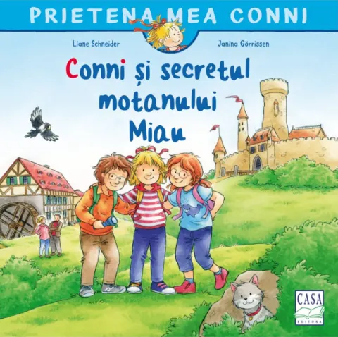 Coperta cărții Conni și secretul motanului Miau