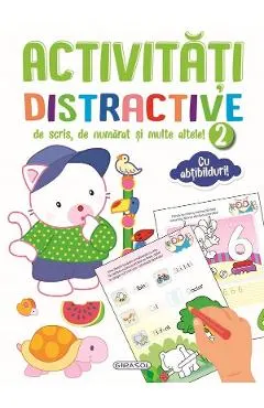 Coperta cărții Activitati distractive de scris, de numarat si multe altele! 2