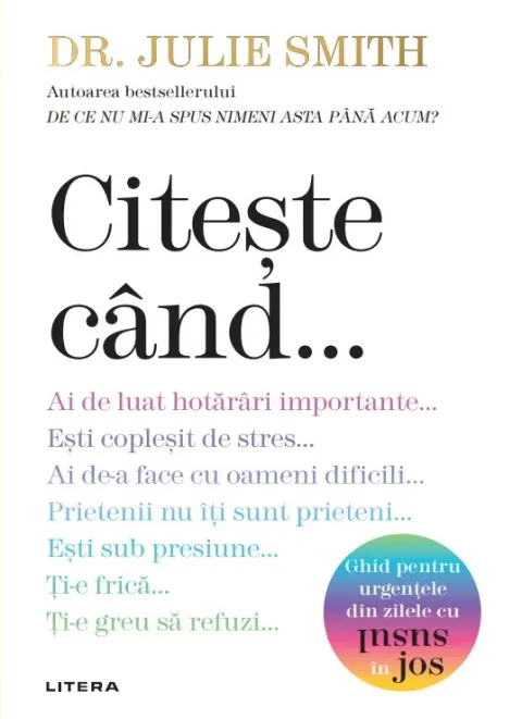 Coperta cărții Citeste cand... - Dr. Julie Smith